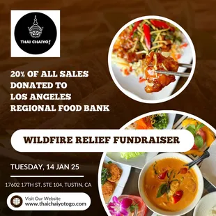 Join us today for the fundraising to LA Food Bank