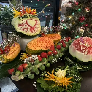 Thai Chaiyo Fruit carving settings