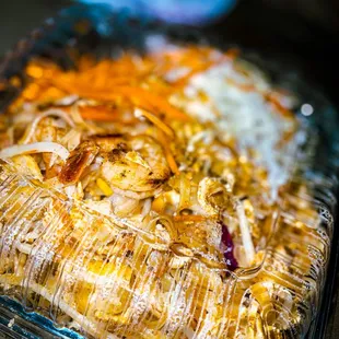 Pad Thai shrimp chicken tofu