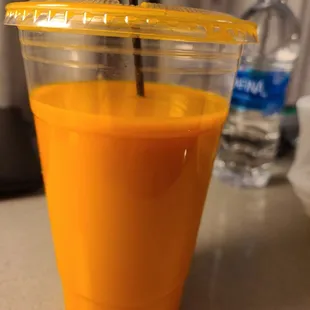 Thai iced tea.