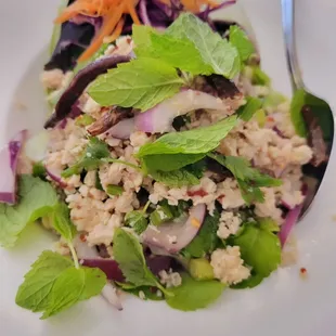 Chicken larb