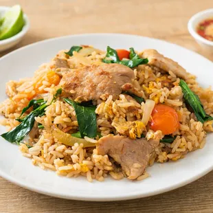 Thai Fried Rice with Pork