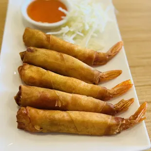 Appetizer: Fried Shrimp Rolls