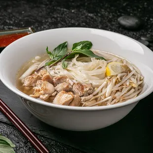 Pho Chicken from Thai Chi Express at Tutu&apos;s Food Court.