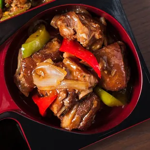 A sampling of items from  Thai Chi Express at Tutu&apos;s Food Court.