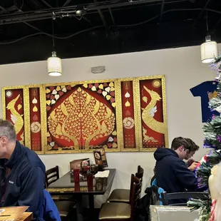 interior, pizza