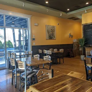 Outdoor patio to the left