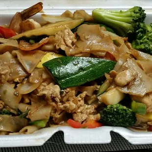 Drunken noodles