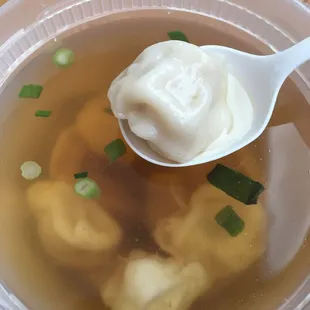 Classic dumpling soup