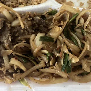 Onions. No other veggies.