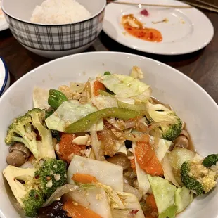 Veggie Lover Stir Fry Dinner