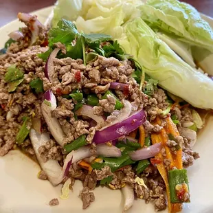 Beef larb