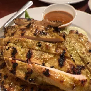 Praram Chicken with Peanut Sauce