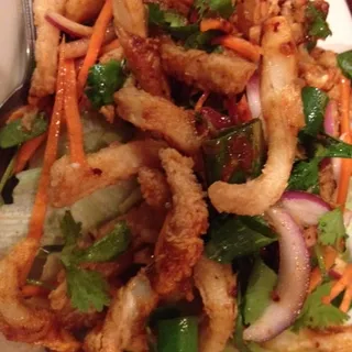 Crispy Calamari Salad**
