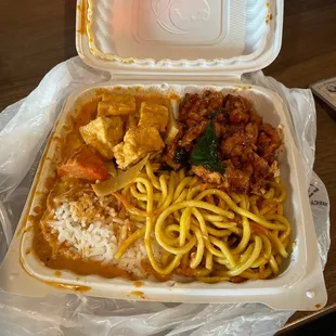 Steamed Rice and 2 Item Combo