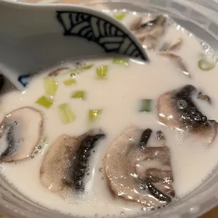 Delicious coconut soup!