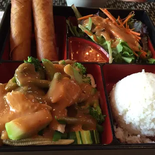 lunch special the sauce is a bit on the sweeter side