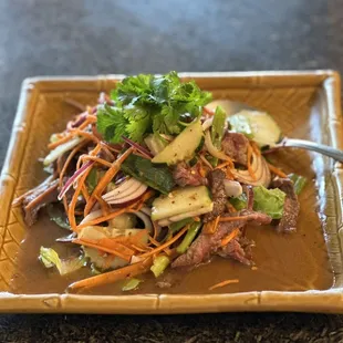 Yum Nua Salad - this was actually pretty decent