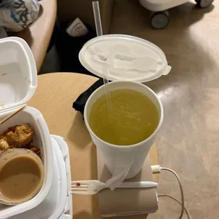 Green tea tasted like tap water. No green tea flavor.