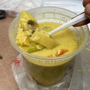 Chicken Curry (med spice level) "TO-GO