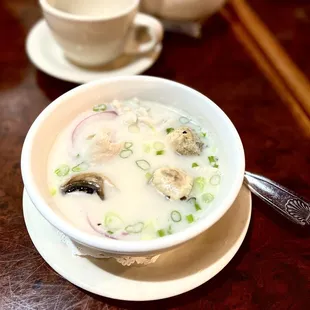 Tom Kha with chicken