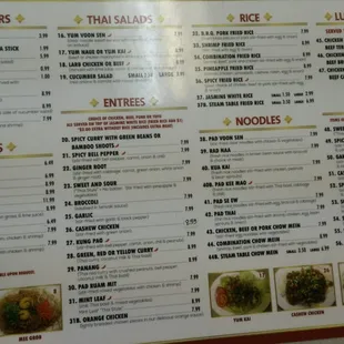 Here's an updated version of their menu