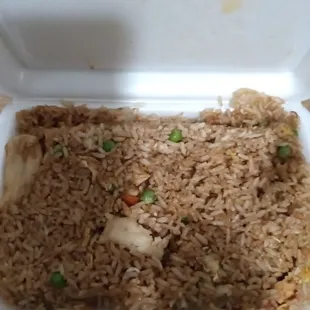 Thai style chicken fried rice