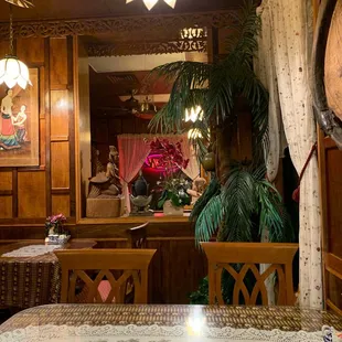 the dining room