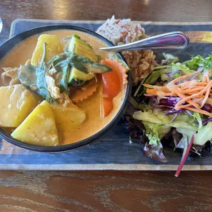 Pineapple Red Curry Lunch