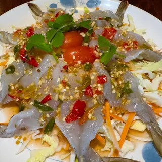 Raw Shrimp Salad