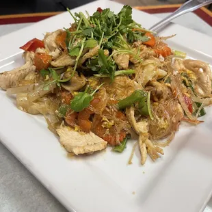This pan soon ween or something like that but it was my favorite chicken with glass noodles