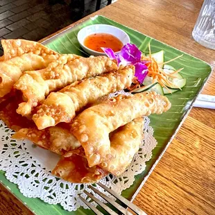 Thai corner royal shrimp. This is really good. Very well recommended.