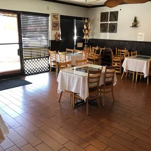 Lots of dining space