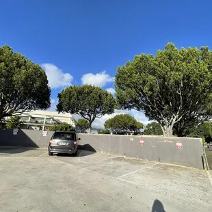 Two stalls at the rear