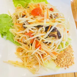 On a diet so eat papaya salad every day:)&apos;