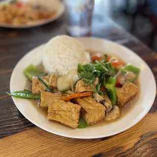 Ginger tofu