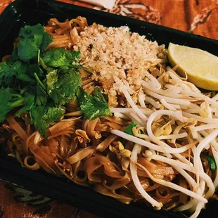 Chicken and Shrimp Pad Thai #