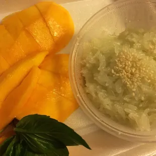 New item: mango &amp; sticky rice