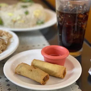 A2. Fried Vegetable Egg Rolls