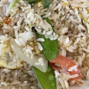 Crab 73. Crabmeat Fried Rice. Perhaps my favorite thing I tried, but that's unfortunately not a high bar