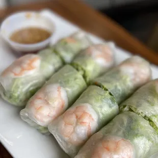 Spring roll appetizer