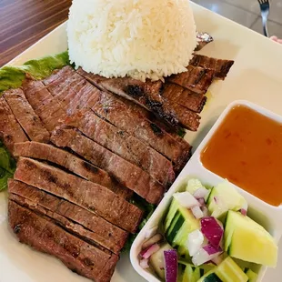 Nephews.   BBQ pork and rice. He devoured it so ‍ I would say it was bomb because my sister can throw down in the kitchen as well.