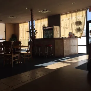 the interior of a restaurant