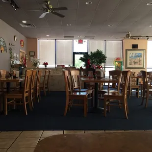 a view of the dining room