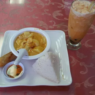 Thai Iced Tea with Boba