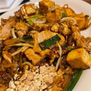 Pad Thai with Pork and Tofu. So good.