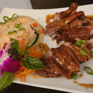 Thai Fried Rice with roast duck