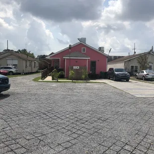 Back parking lot