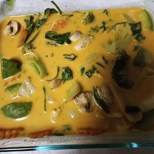 Veggie Avocado Curry.