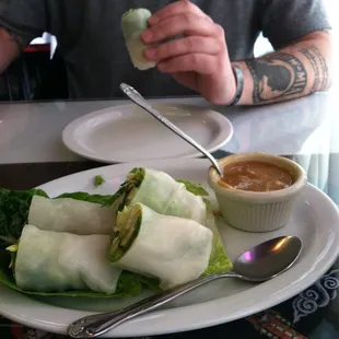 Salad rolls nom nom